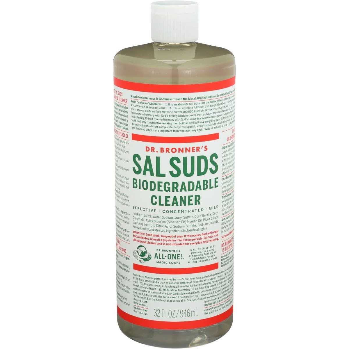 Dr. Bronner's Sal Suds Cleaner - Image 5