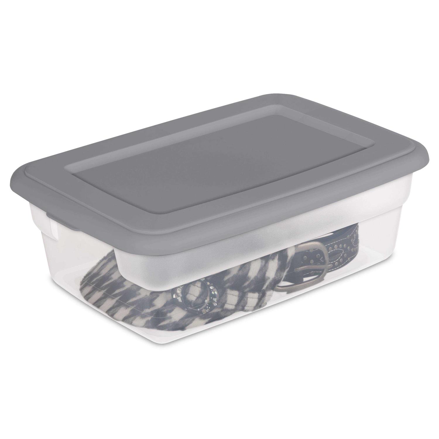 Sterilite 6 Clear Plastic Storage - Image 5