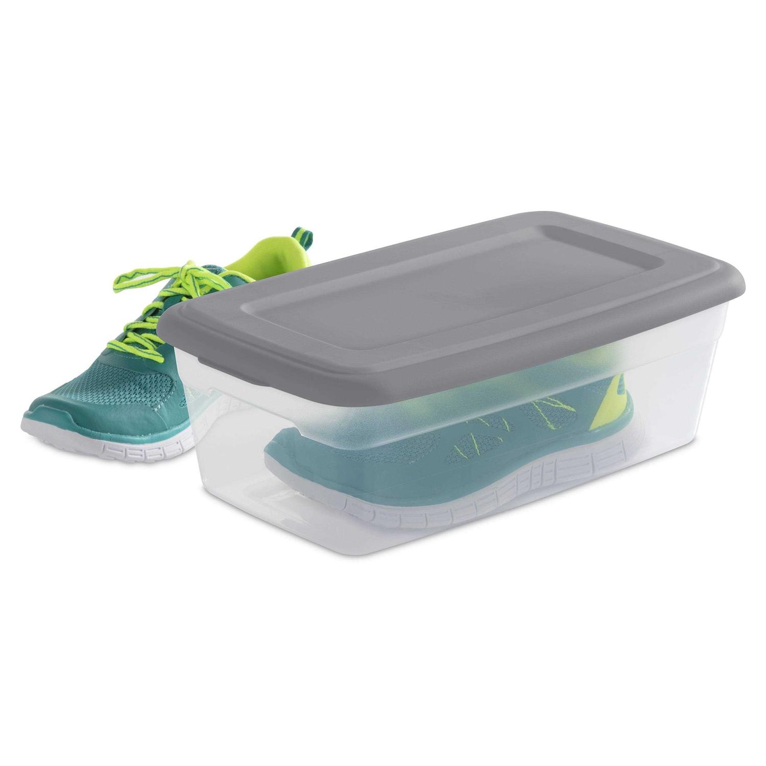 Sterilite 6 Clear Plastic Storage - Image 4