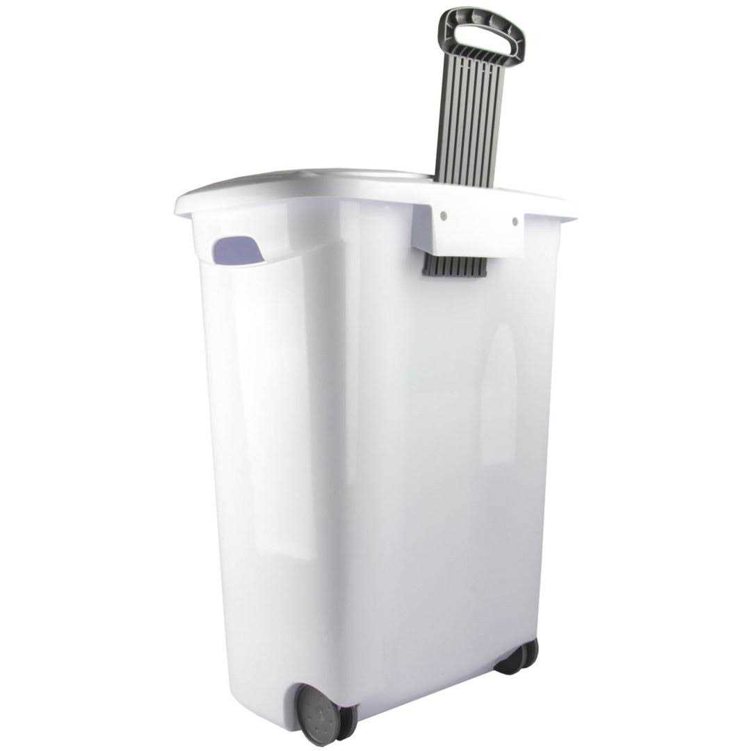 Sterilite Wheeled Hamper White - Image 3