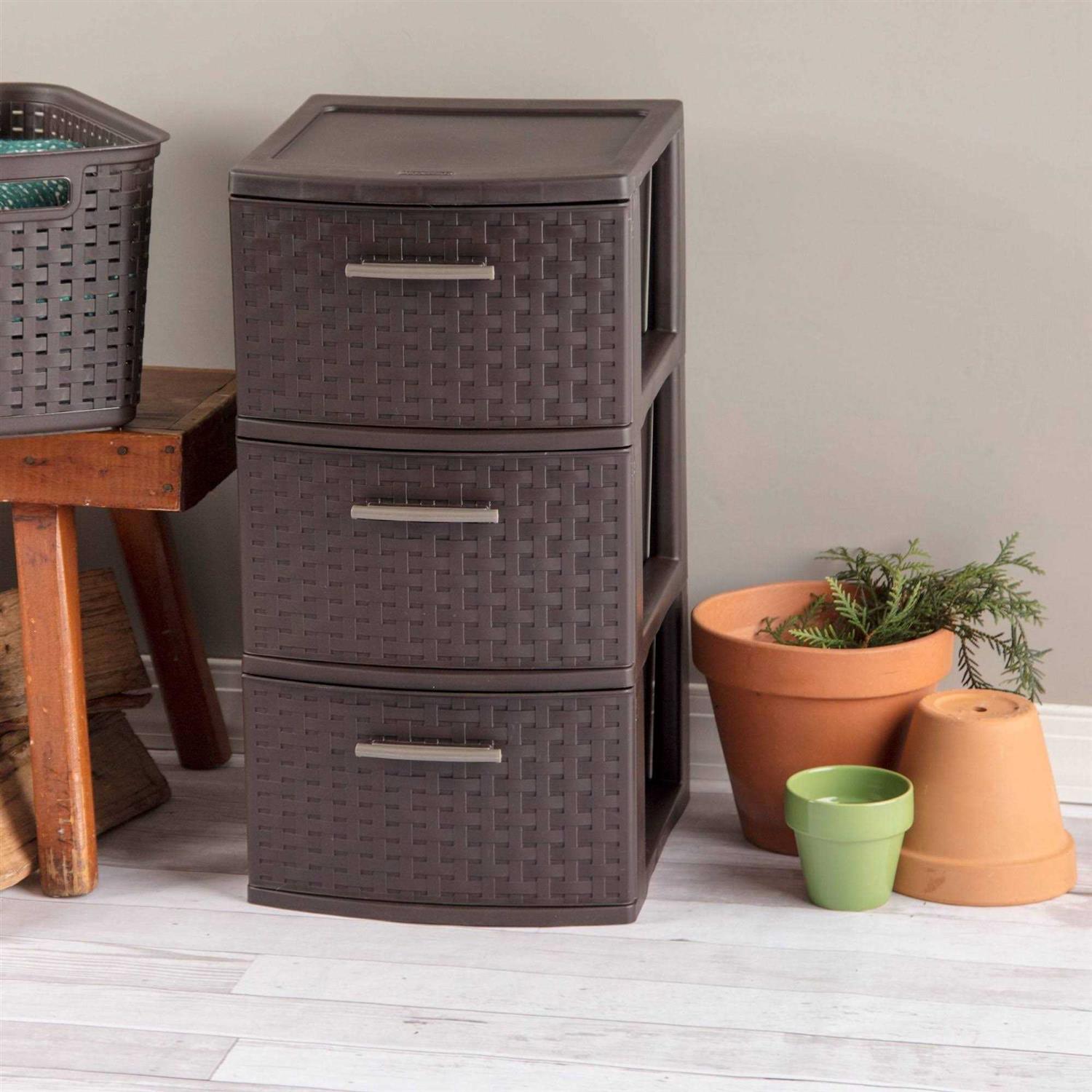 Sterilite 3 Drawer Weave Tower - Image 3