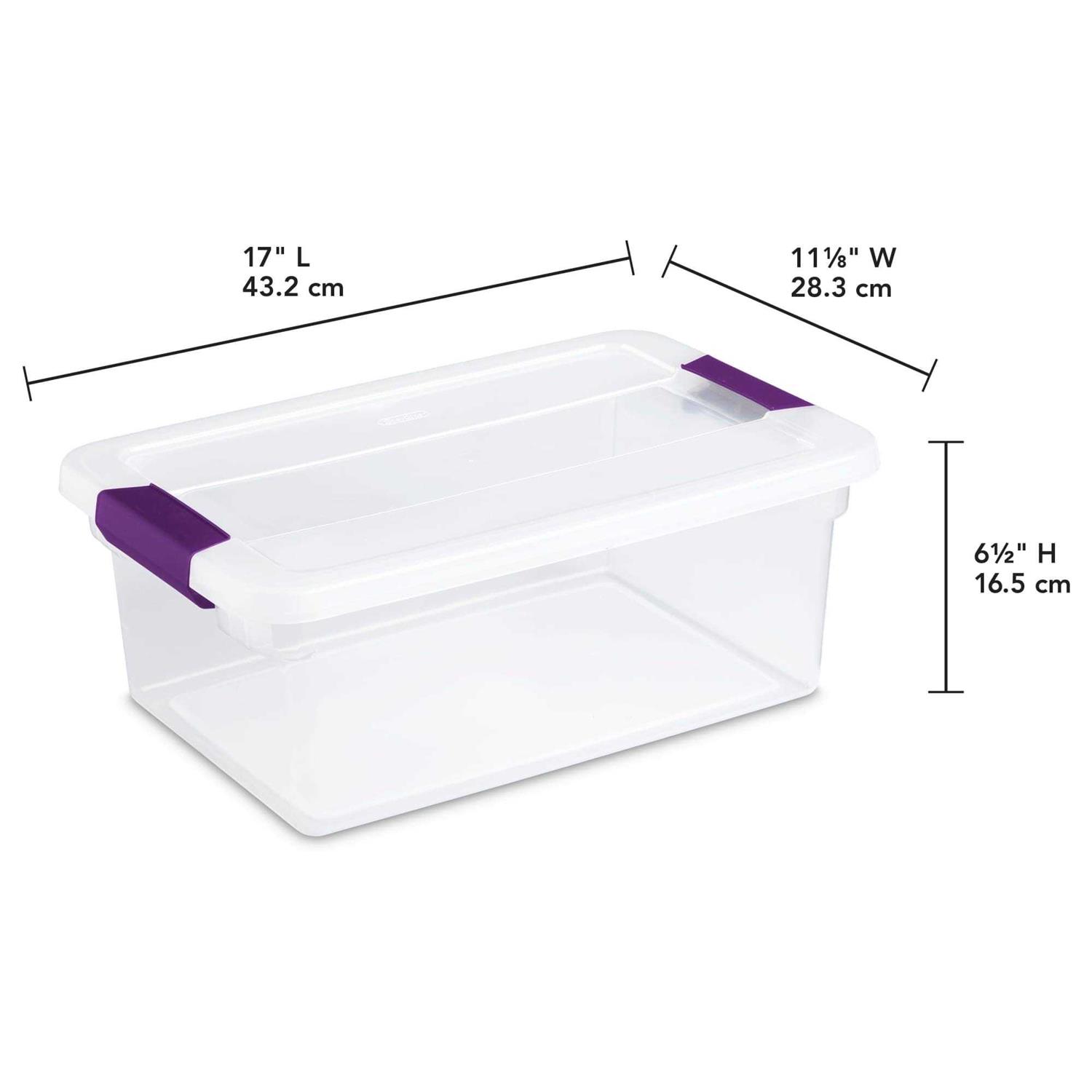 Sterilite Clearview Latch Box Storage Container - Image 4