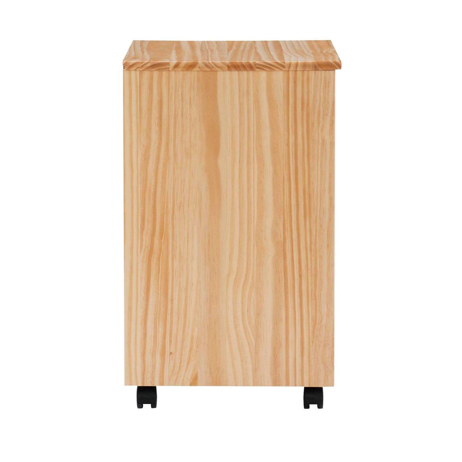 Cary Drawer Rolling Storage Cart Linon - Image 3