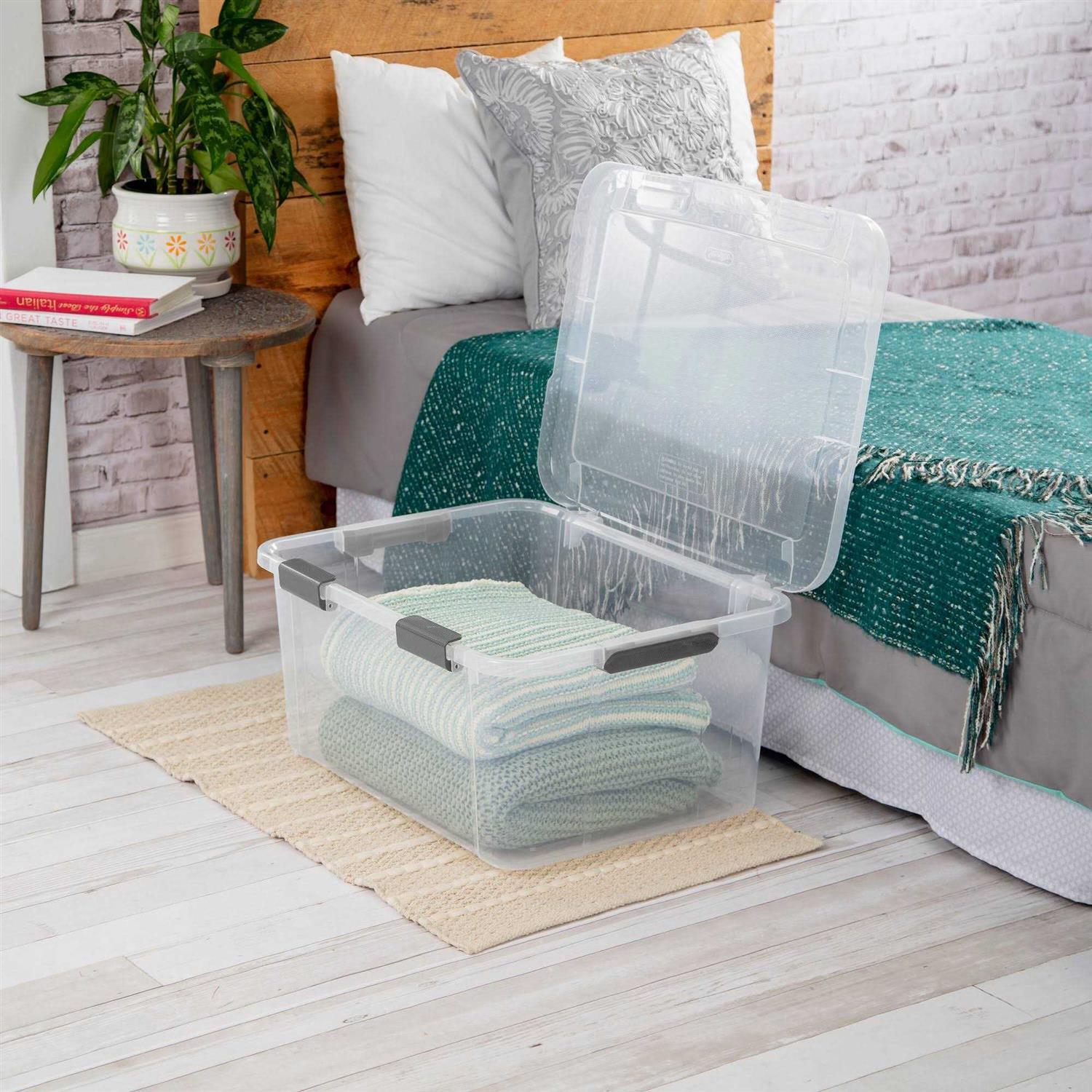 Sterilite HingeLID Storage Box Plastic - Image 5