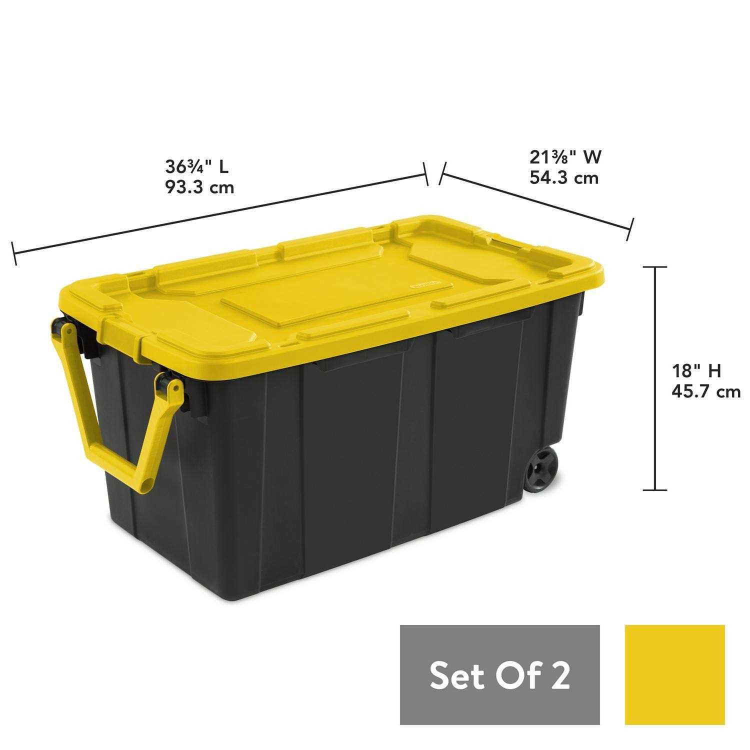 Sterilite 40 Gallon Wheeled Industrial Tote - Image 3