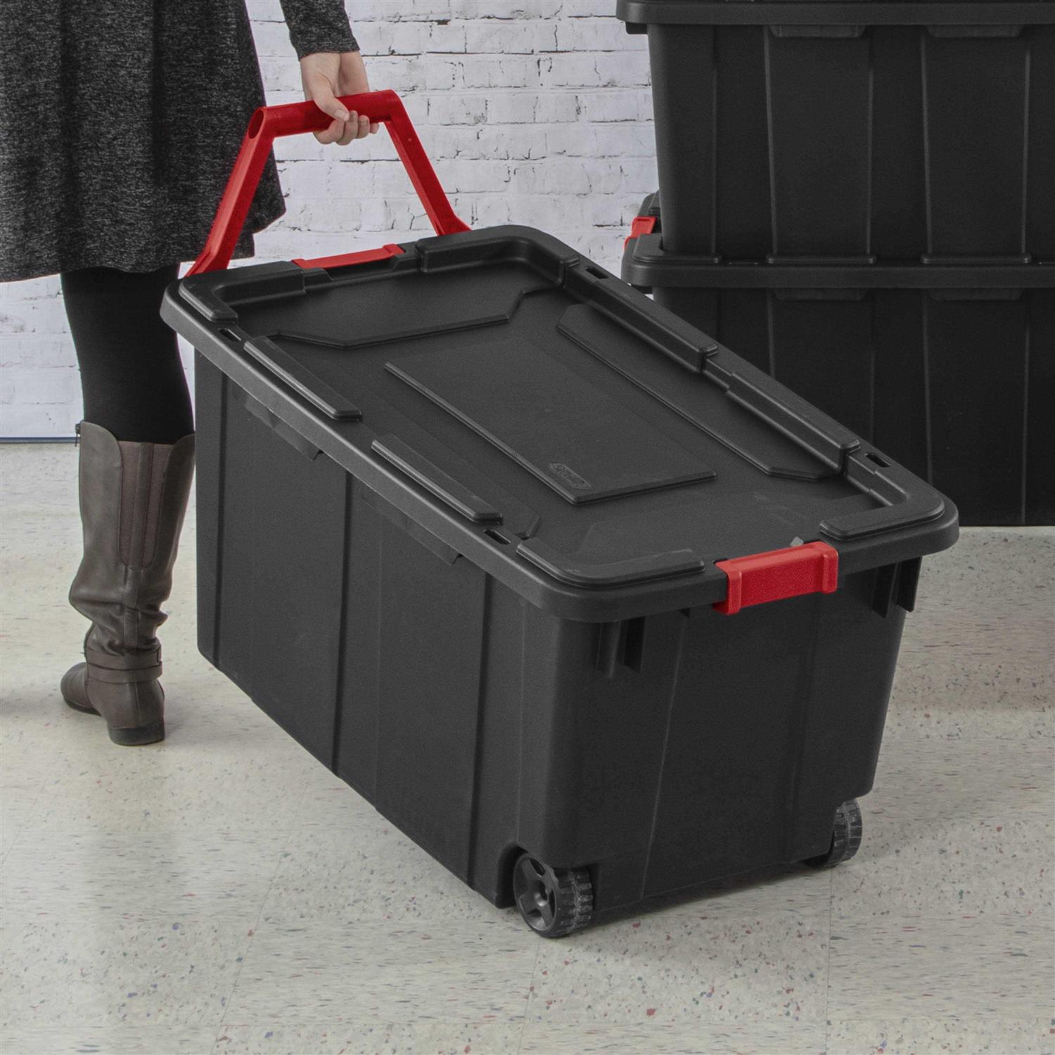 Sterilite 40 Gallon Wheeled Industrial Tote - Image 4