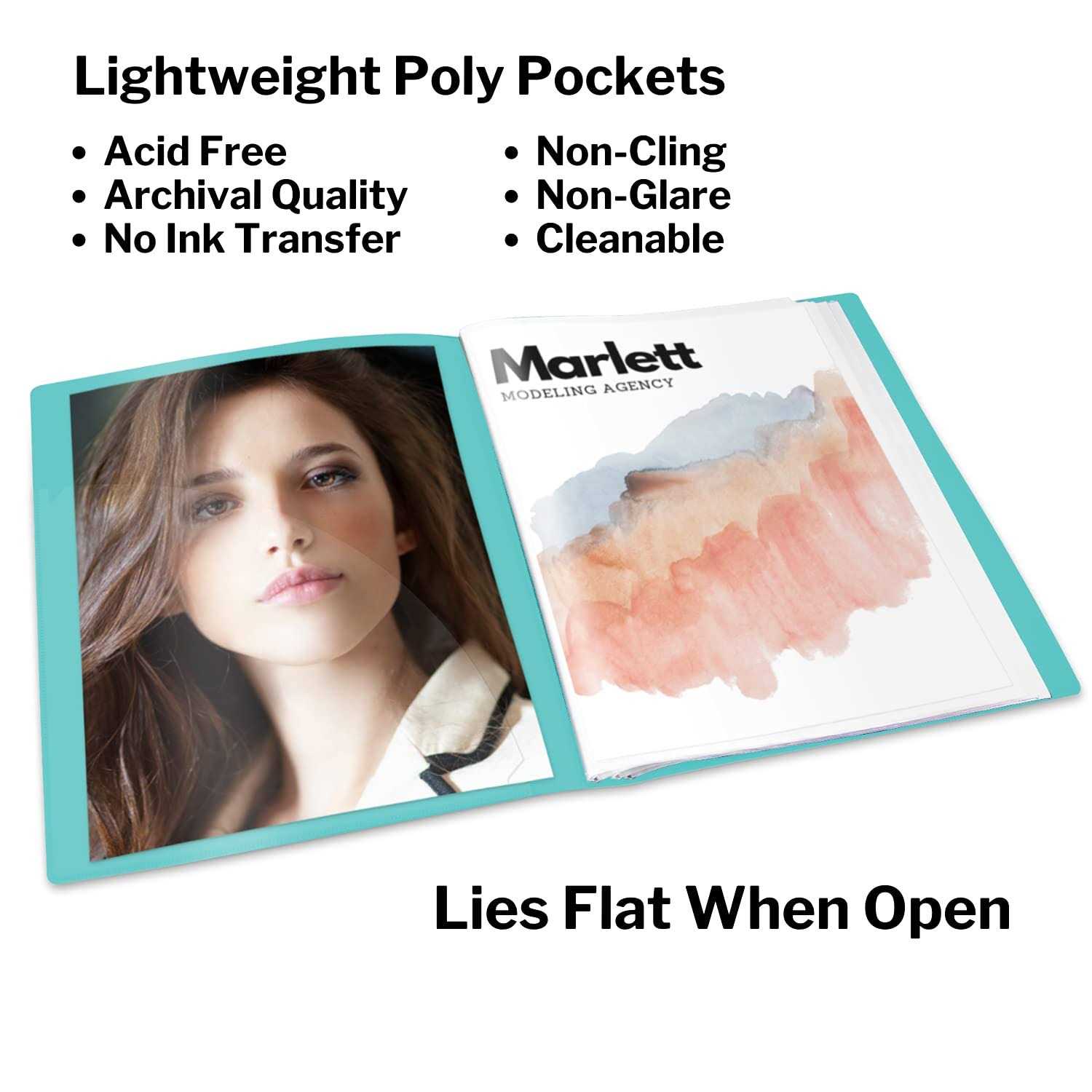 Dunwell Binder with Plastic Sleeves Presentation Book - Image 3