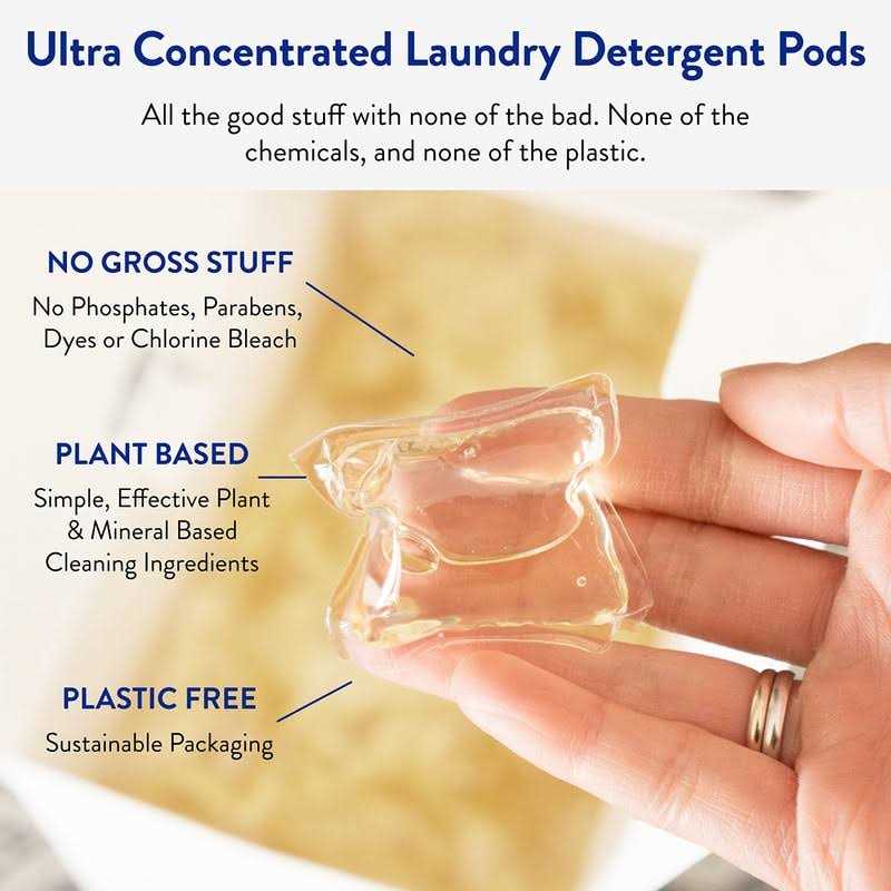 Clean People Laundry Detergent Pods Plant-Based Hypoallergenic Laundry Pods - Image 5