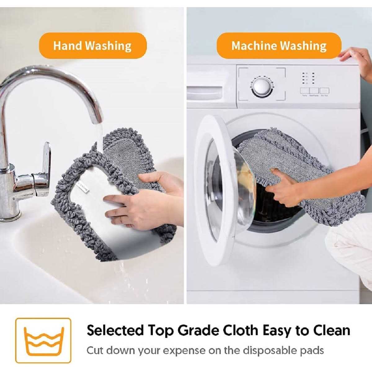 Suptree Microfiber Spray Mop for Floor Cleaning with 3 Washable Pads Wet Jet Dry Dust Mop for Floors - Image 3
