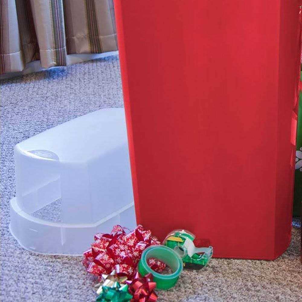 Sterilite 30 inch Christmas Holiday Gift Wrapping Paper Storage Box (12 Pack) - Image 4