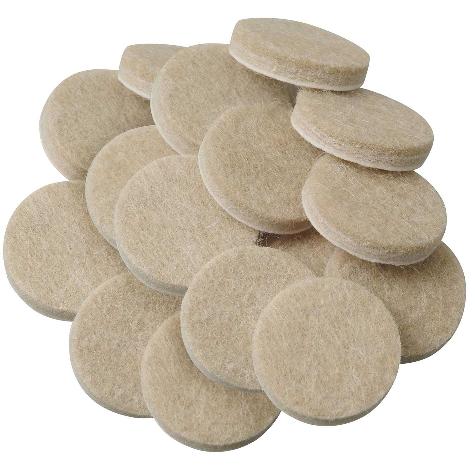 Super Sliders Round Self Stick Felt Furniture Pads for Hardwood - Image 3
