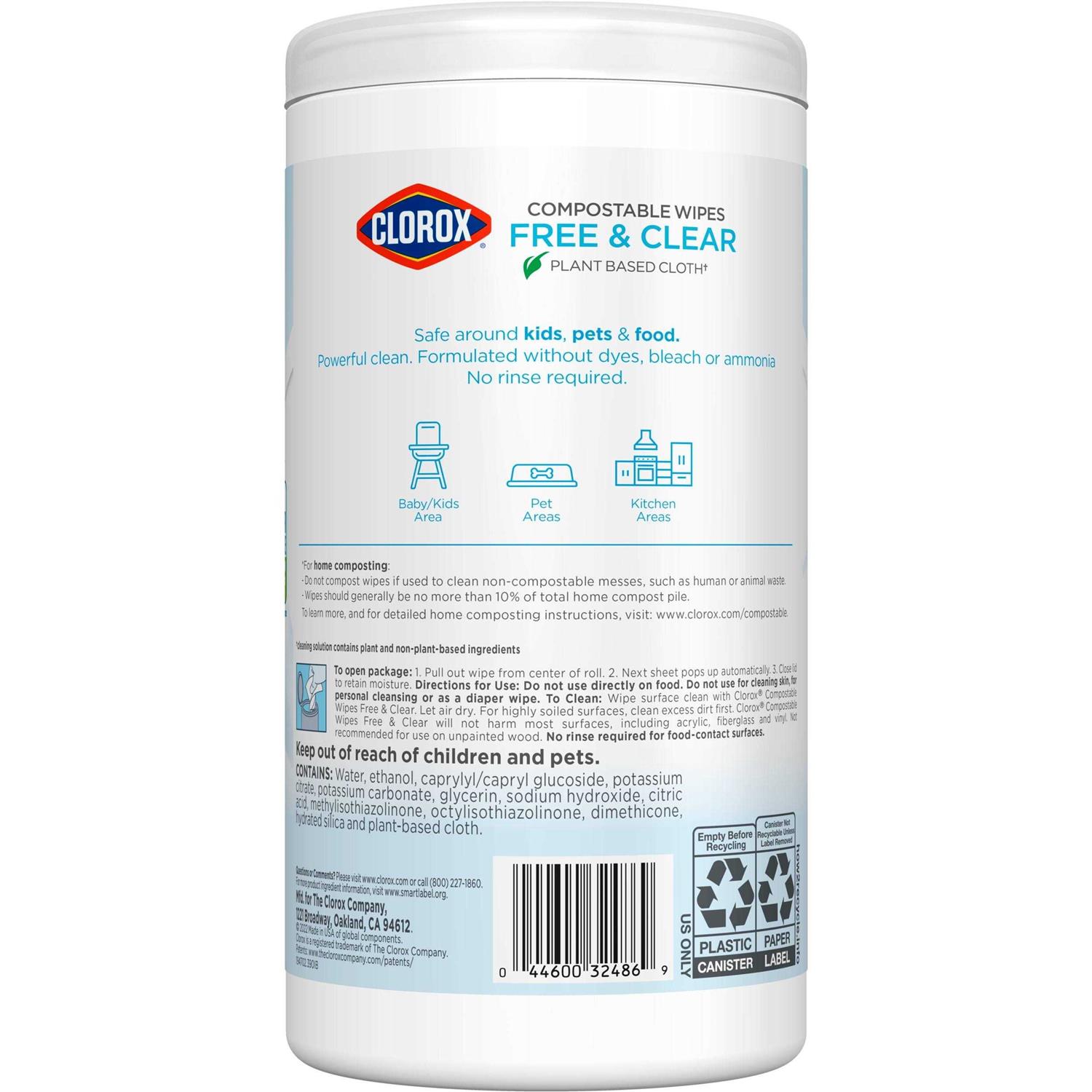 Clorox Cleaning Wipes Compostable - Image 3