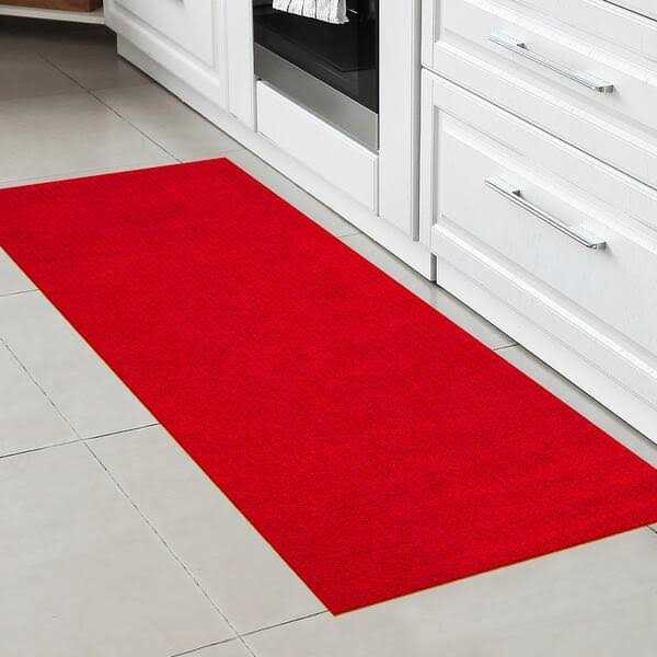 Sweet Home Stores Non-Slip Rubberback Modern Solid 3x10 Indoor Runner Rug - Image 5
