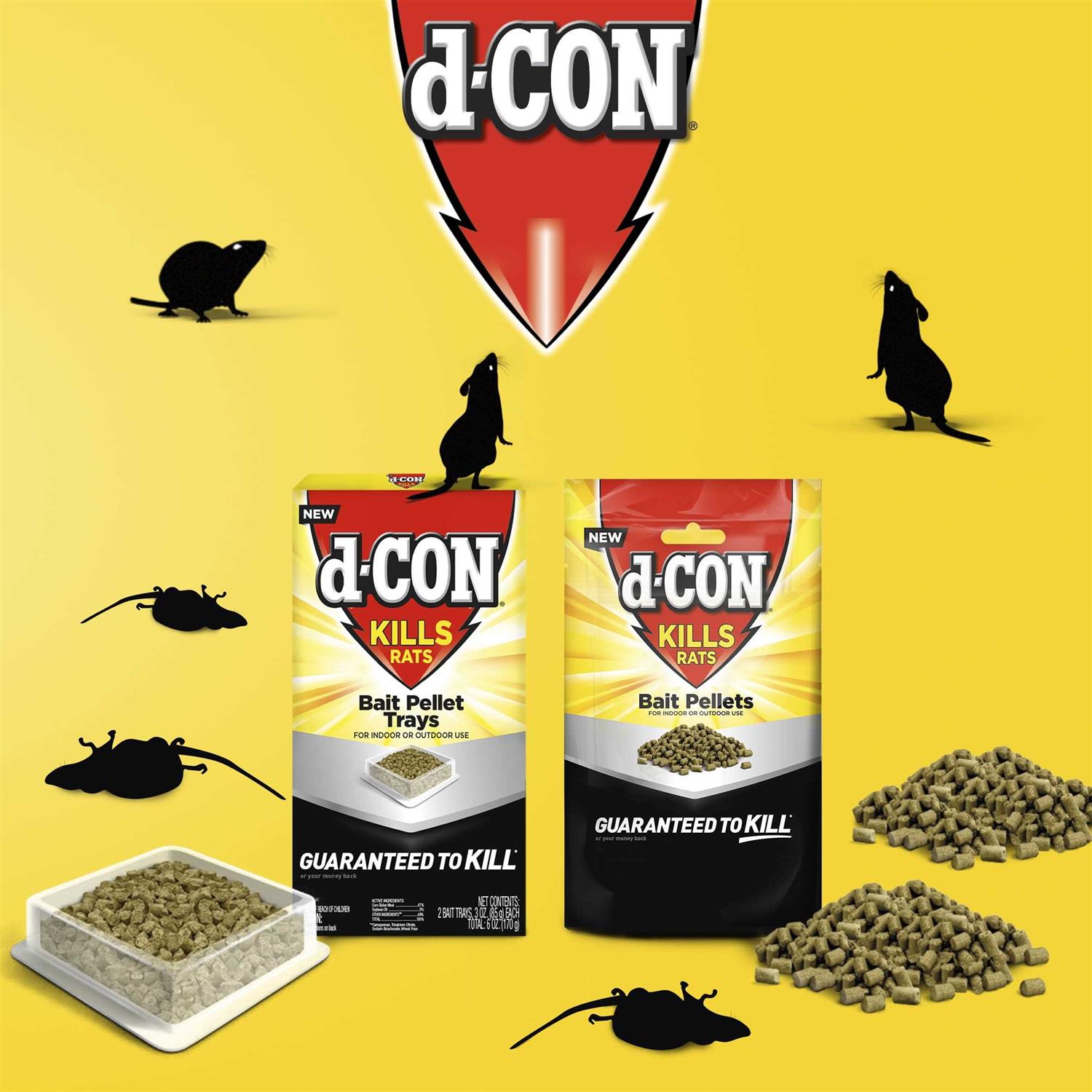 D-con 6 oz Toxic Bait Tray Pellets For Mice & Rat - Image 4