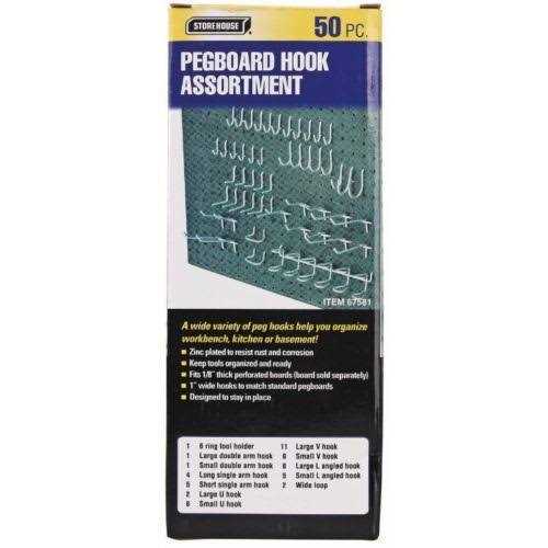Storehouse 50 Pc Pegboard Hook Kit - Image 3