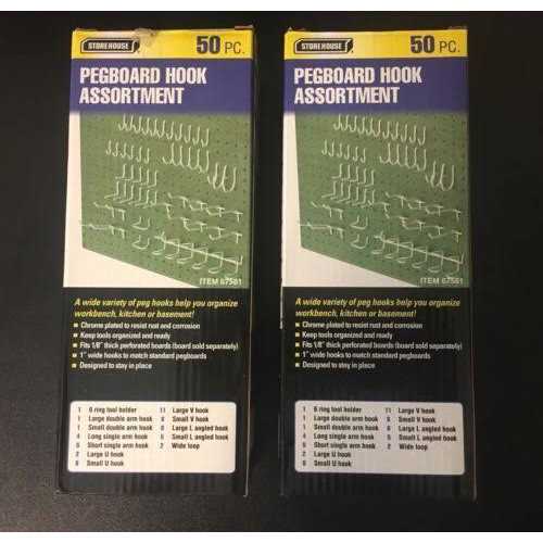 Storehouse 50 Pc Pegboard Hook Kit - Image 4
