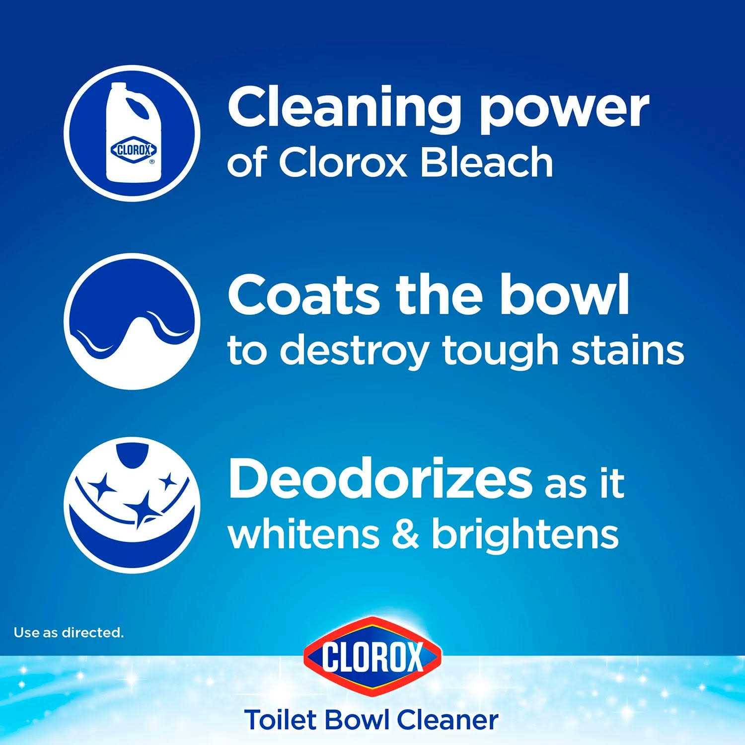 Clorox Toilet Bowl Cleaner with Bleach - Image 4