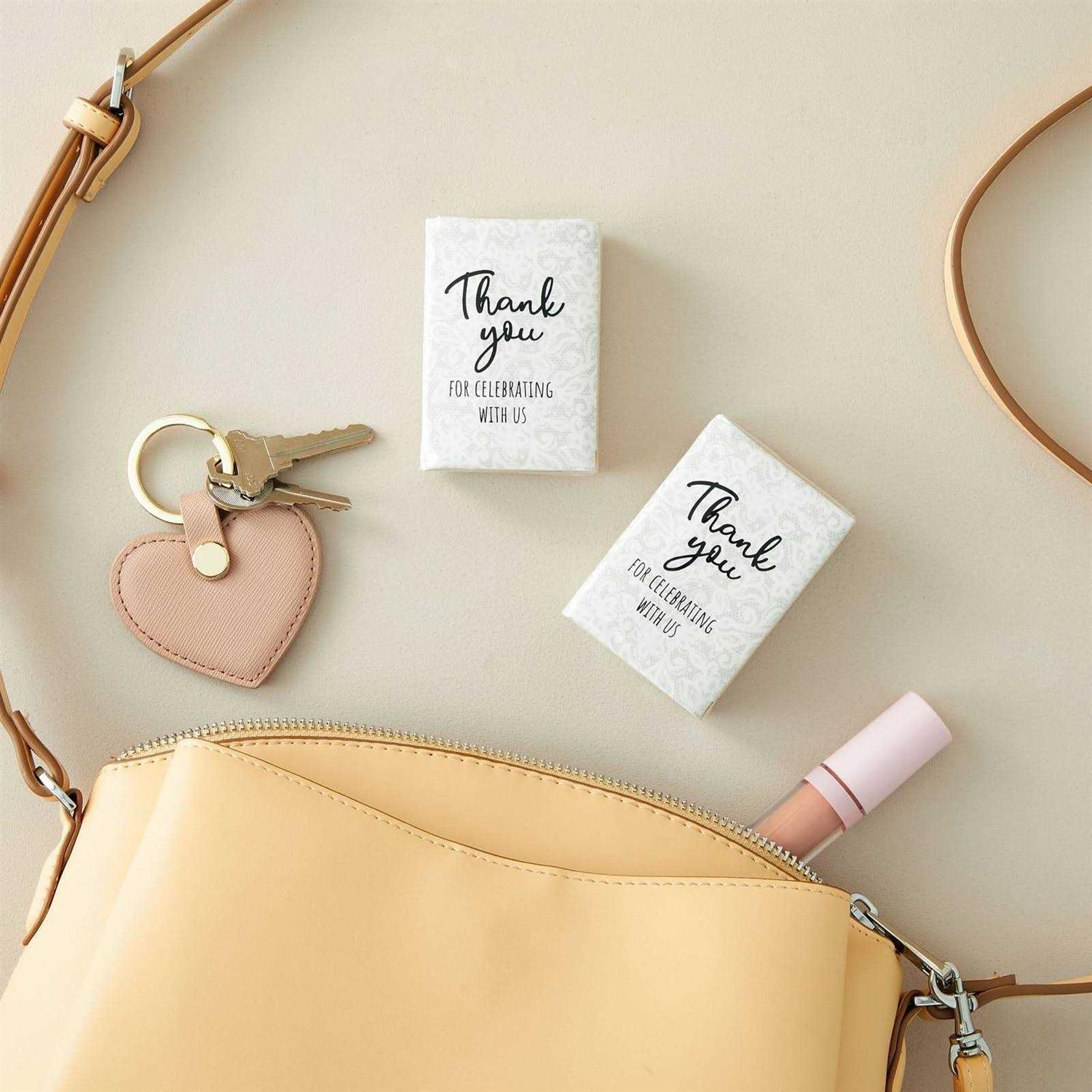 Sparkle and Bash 60 Pocket Size Travel Tissues Packs For Party Favors - Image 3