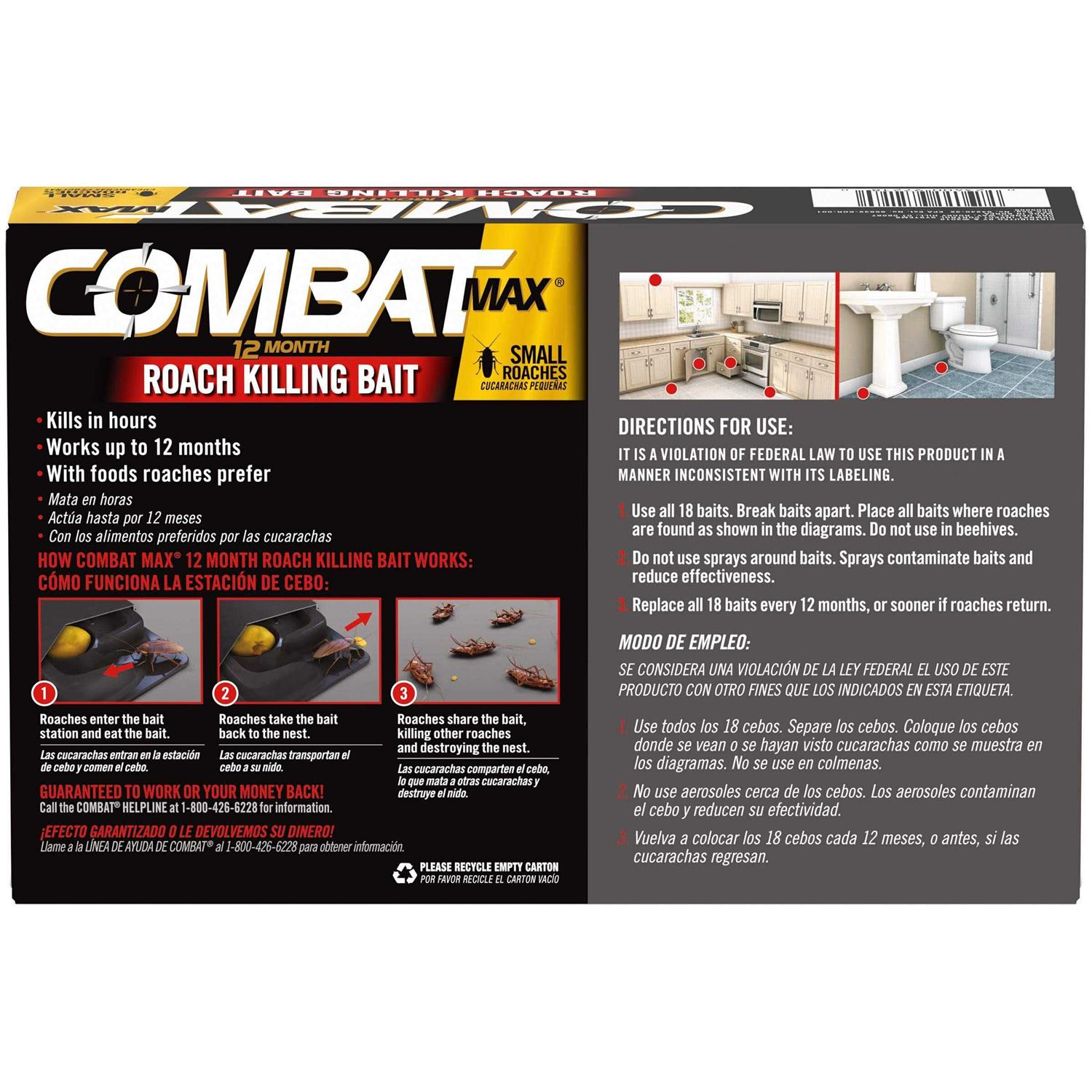 Combat Max 12 Month Roach Killing Bait - Image 5