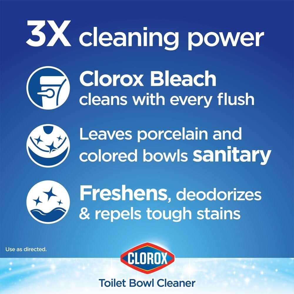 Clorox Ultra Clean Toilet Tablets Bleach & Blue - Image 4