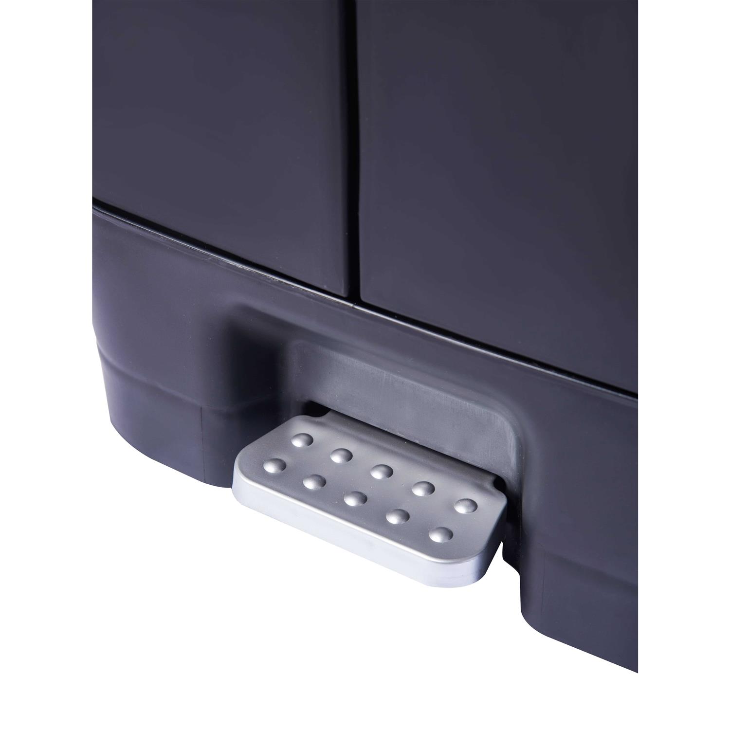 Step N' Sort Dual Plastic Trash and Recycle Bin with Slow Close Lid - Image 4