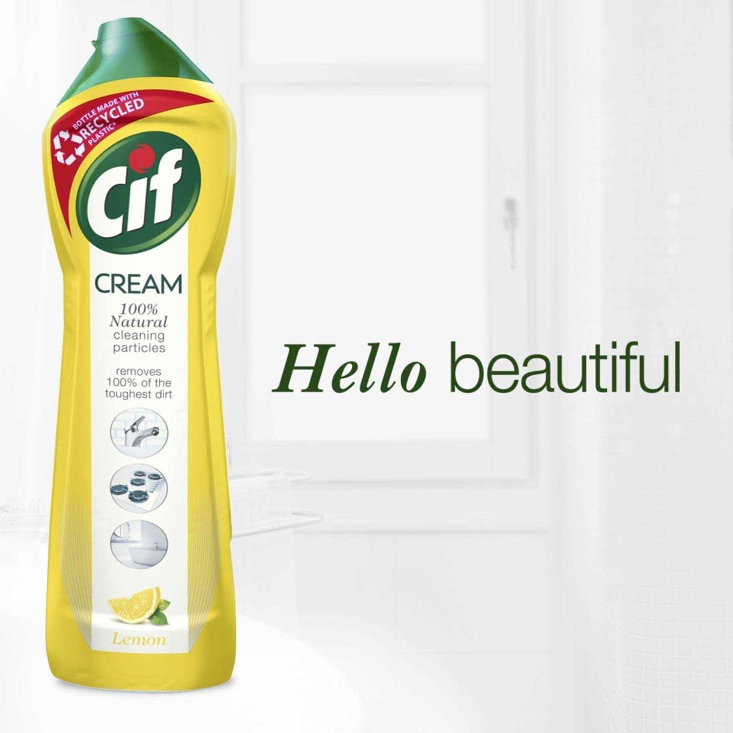 Cif Cream Cleaner Lemon 500ml - Image 3
