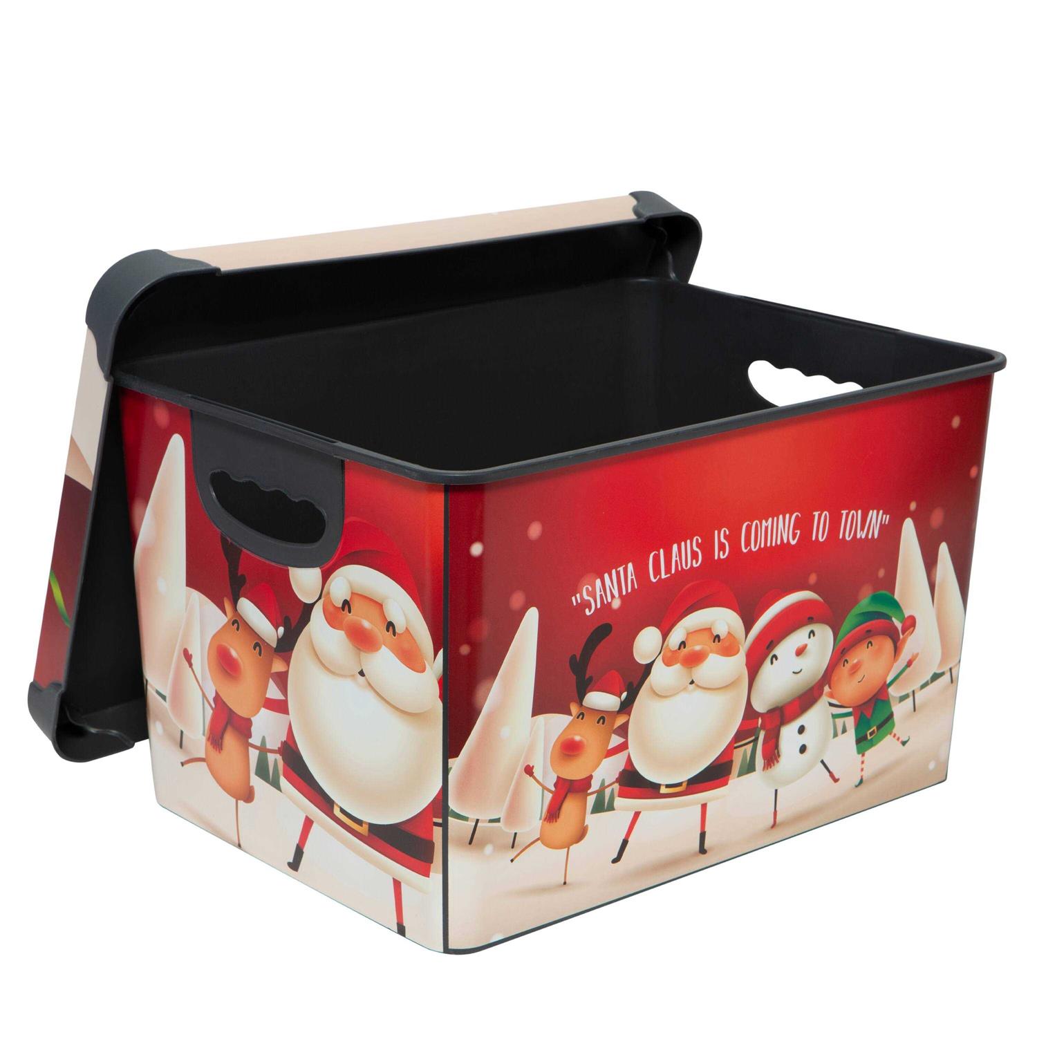 Simplify Santa Design Storage Tote Bin - Image 3