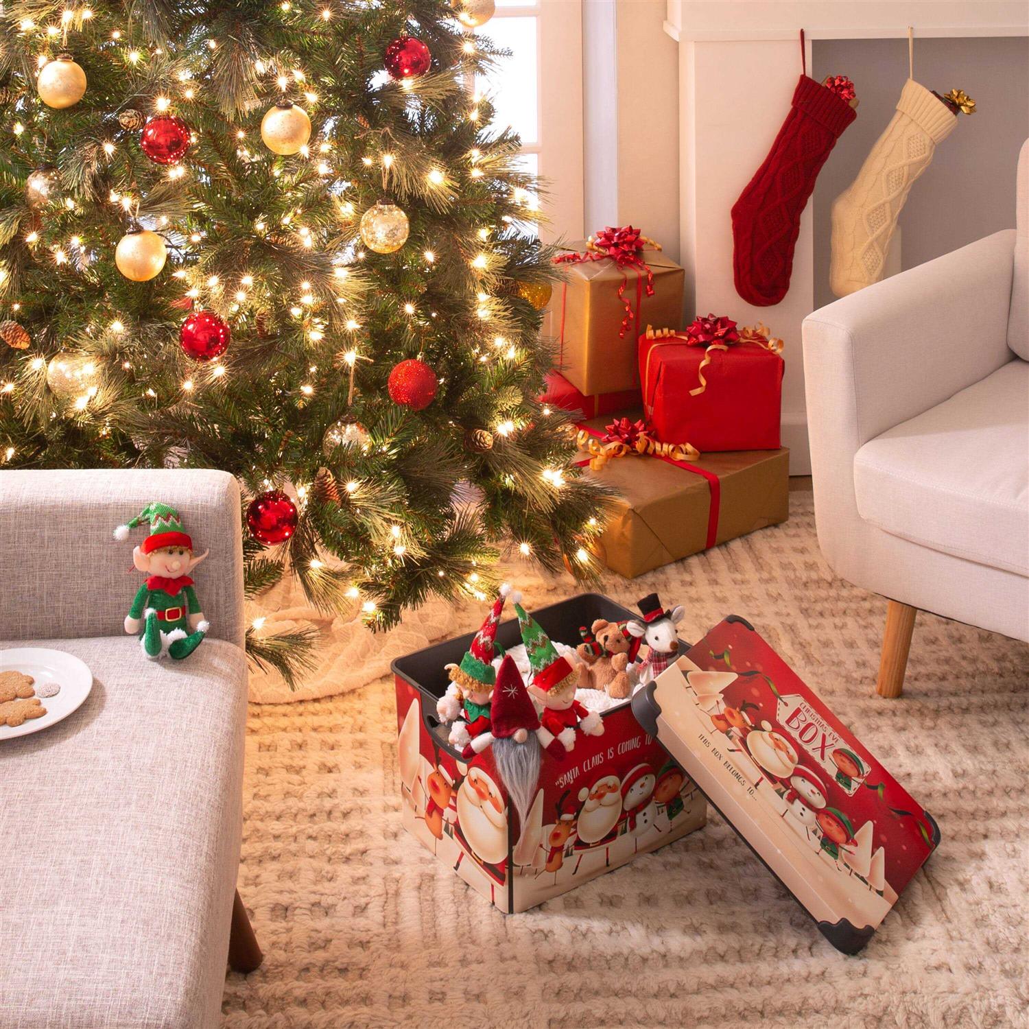 Simplify Santa Design Storage Tote Bin - Image 4