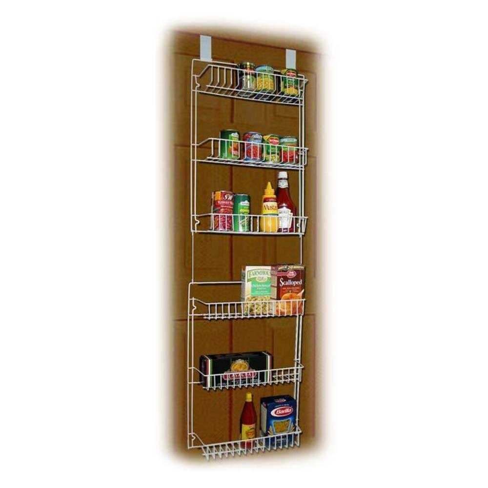 subscribebas 5 Foot Overdoor Storage Basket Rack - Image 3