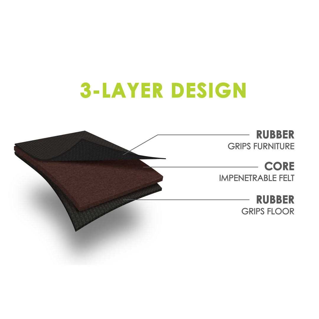 Slipstick GorillaPads 2 Square Furniture Gripper Pads - Image 5