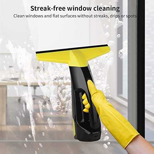 Rechargeable Window Vac Power Window Vacuum Cleaner Set Window Squeegee Electric Cleaning Tool for Windows - Image 3
