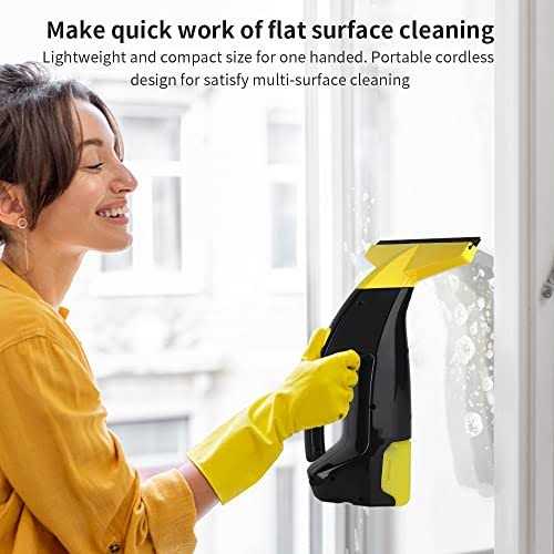 Rechargeable Window Vac Power Window Vacuum Cleaner Set Window Squeegee Electric Cleaning Tool for Windows - Image 4