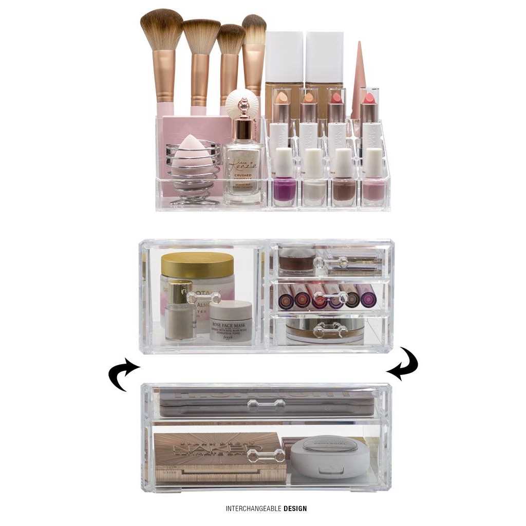 Sorbus Large Makeup Storage Organizer 3-Piece Set - Image 5