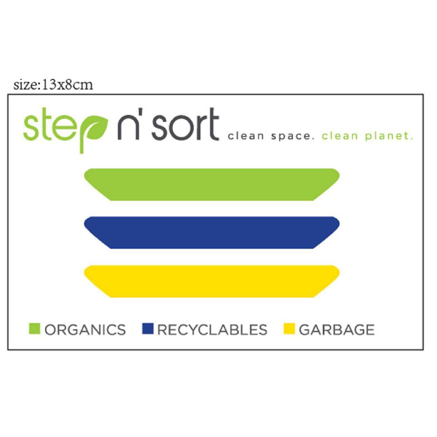 Step N' Sort 18.5 gal. Large Capacity Dual Trash and Recycling Bin - Image 3