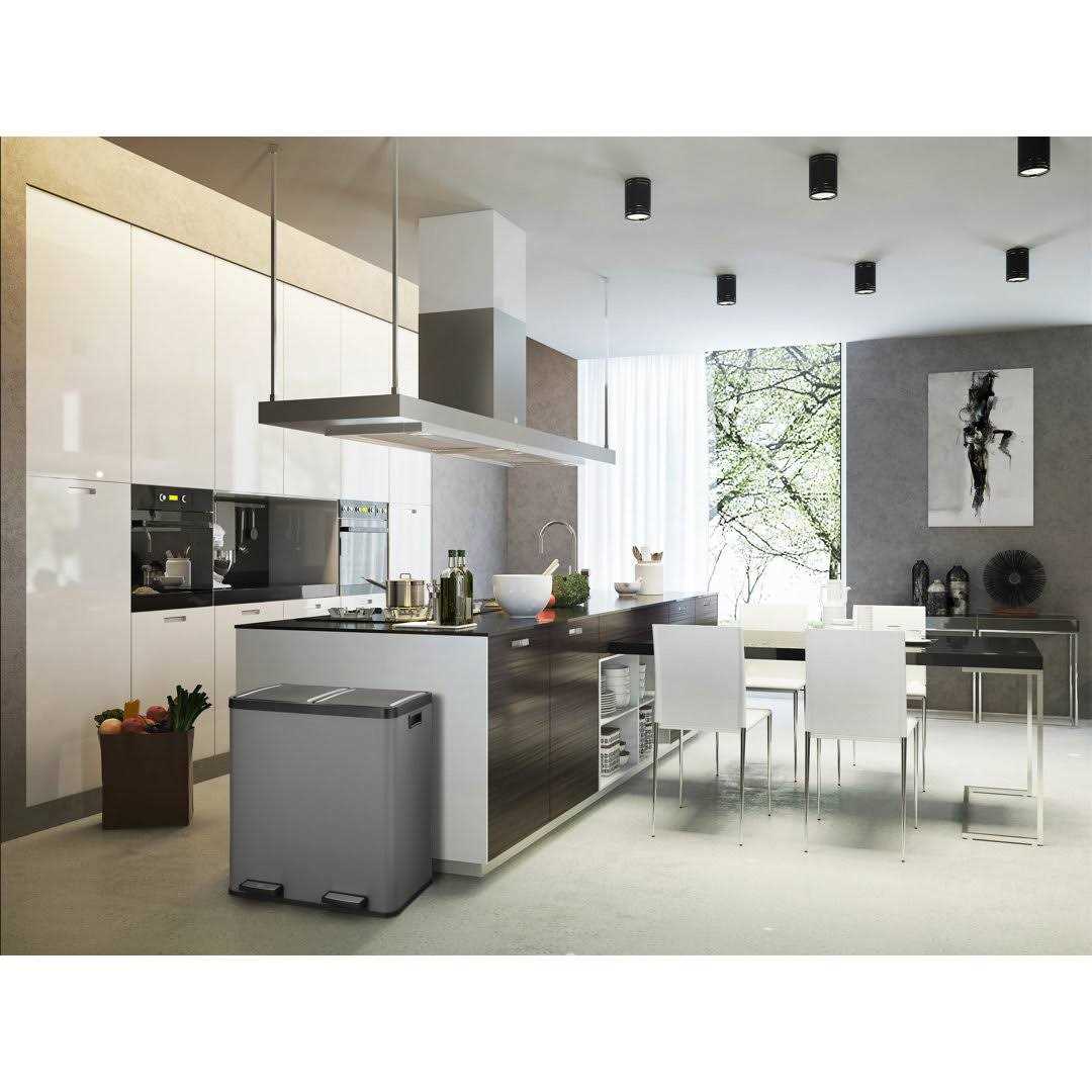 Step N' Sort 18.5 gal. Large Capacity Dual Trash and Recycling Bin - Image 3