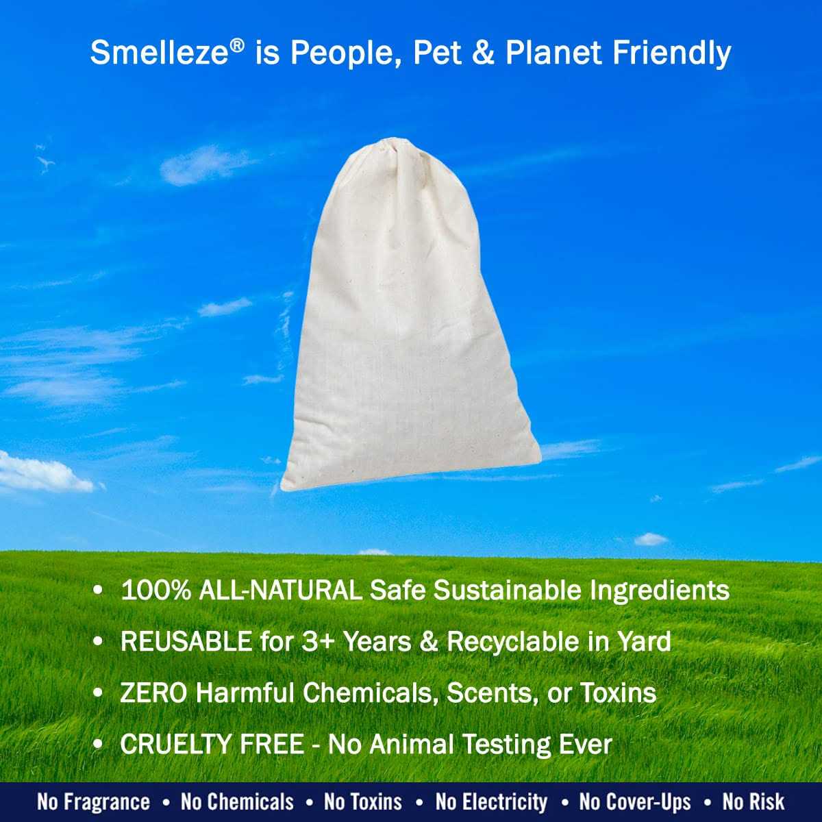 SMELLEZE Reusable Dead Rodent Odor Eliminator Deodorizer Pouch - Image 5