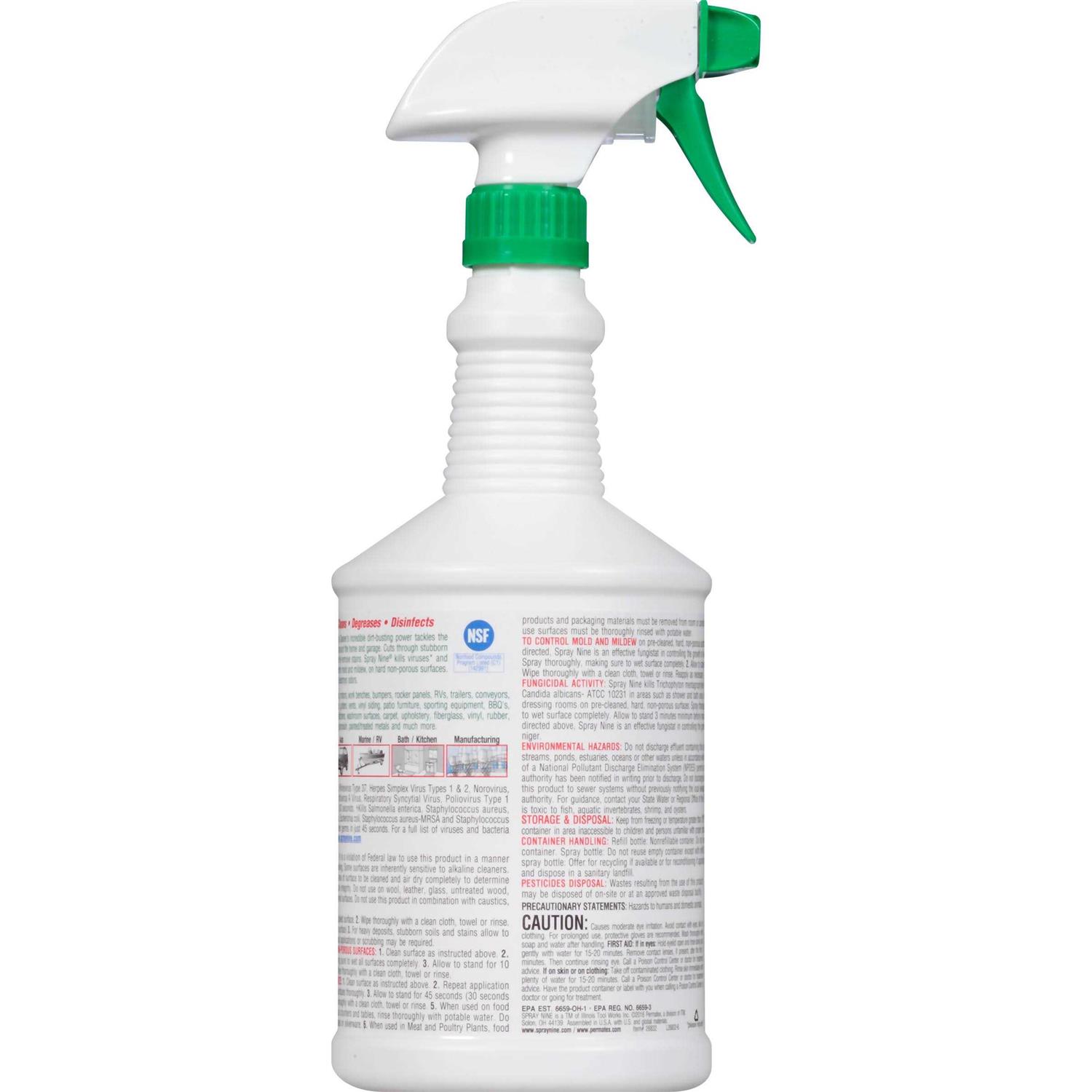 Spray Nine Cleaner/Disinfectant 26832 - Image 4