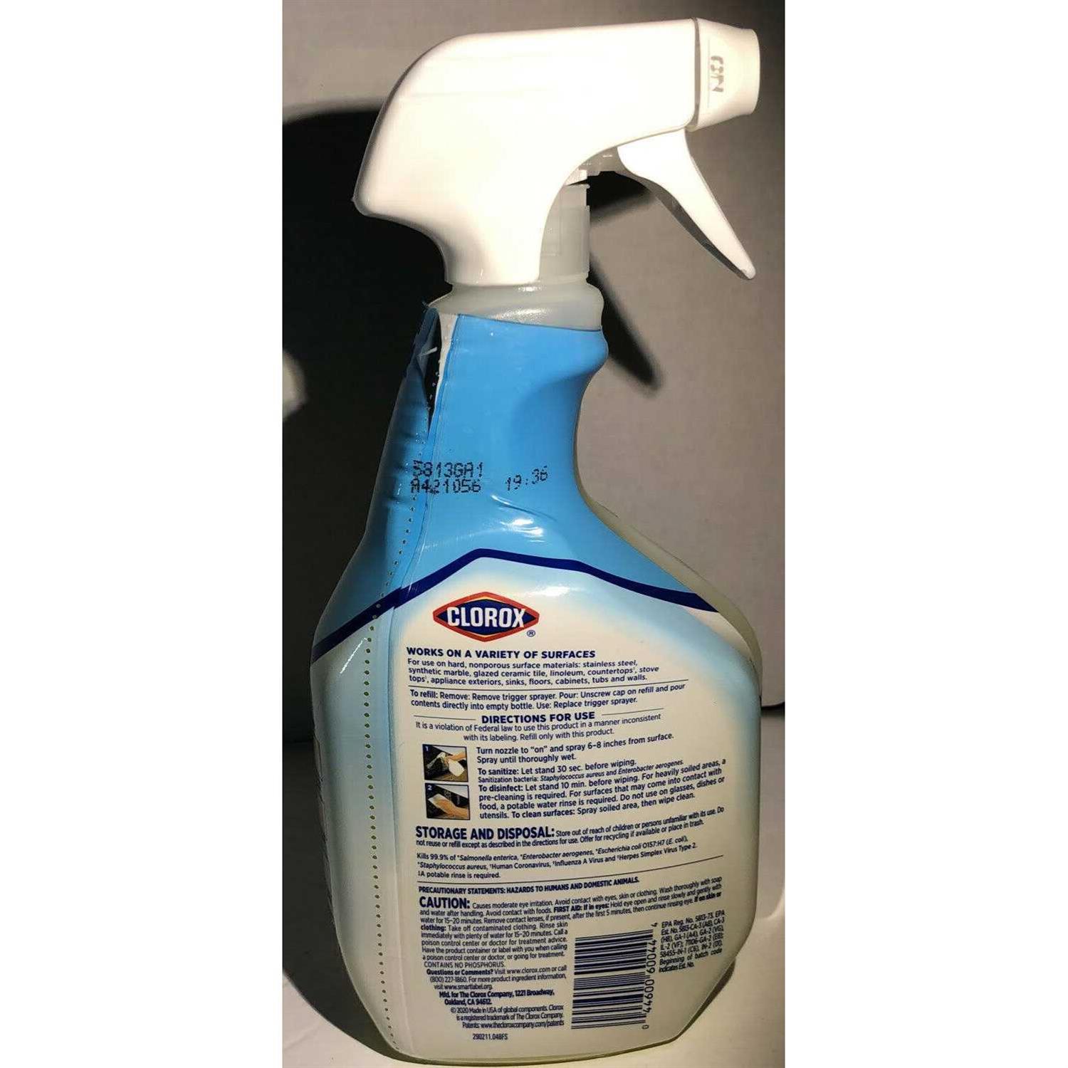 Clorox All Purpose Disinfecting Cleaner Crisp Lemon - Image 5