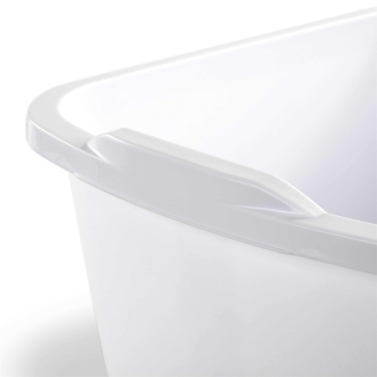 Sterilite 18 Qt Dishpan White - Image 5