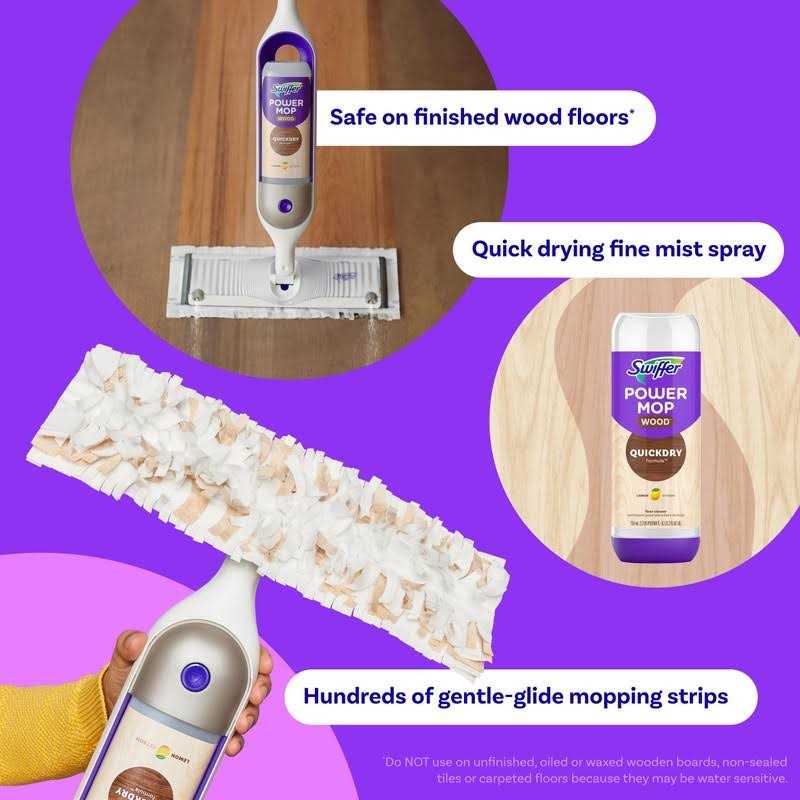Swiffer Power Mop Wood Mopping Pad Refills - Image 4