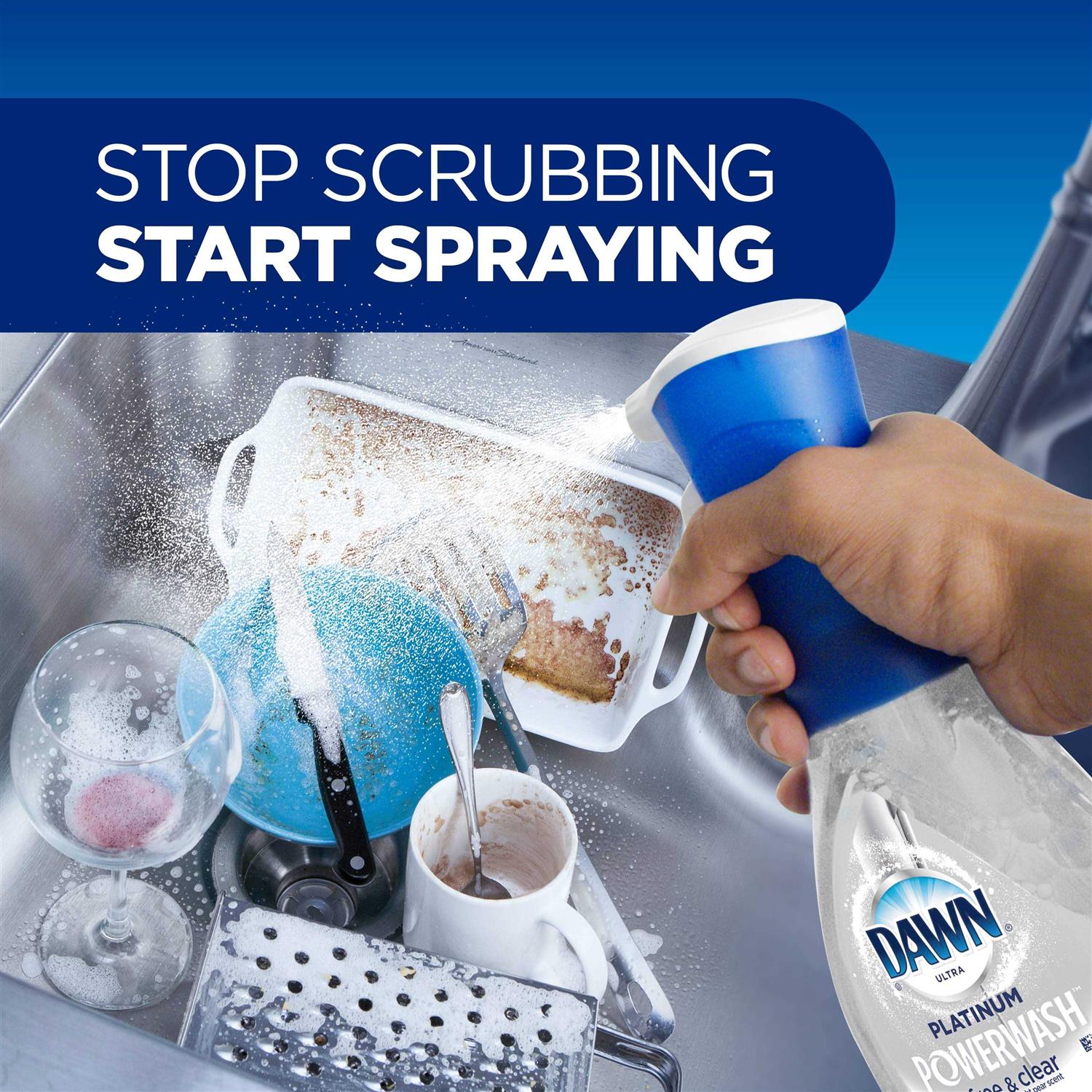 Dawn Free & Clear Powerwash Dish Spray - Image 4