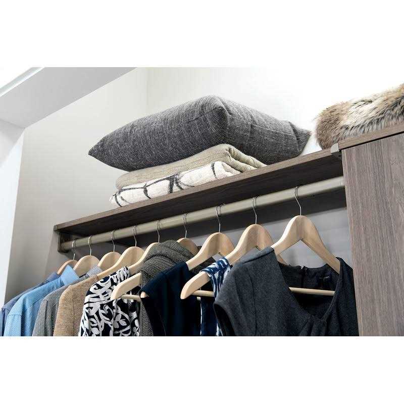 ClosetMaid Impressions 30 in. 48 in. Satin Nickel Adjustable Teardrop Closet Rod - Image 5