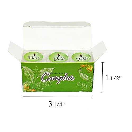 Soul Sticks Camphor Tablets Premium Quality Refined Camphor Blocks 100% Natural for Aromatherapy - Image 5