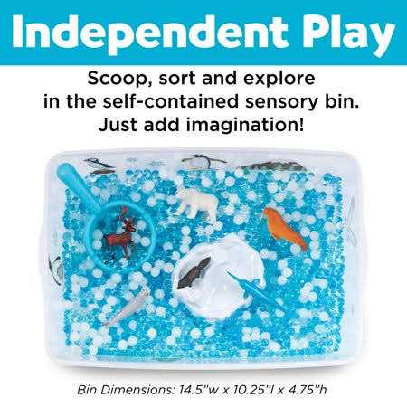 Creativity for Kids Sensory Bin Arctic Adventure Child & Toddler Sensory Art & Craft, Boys and Girls - Image 3