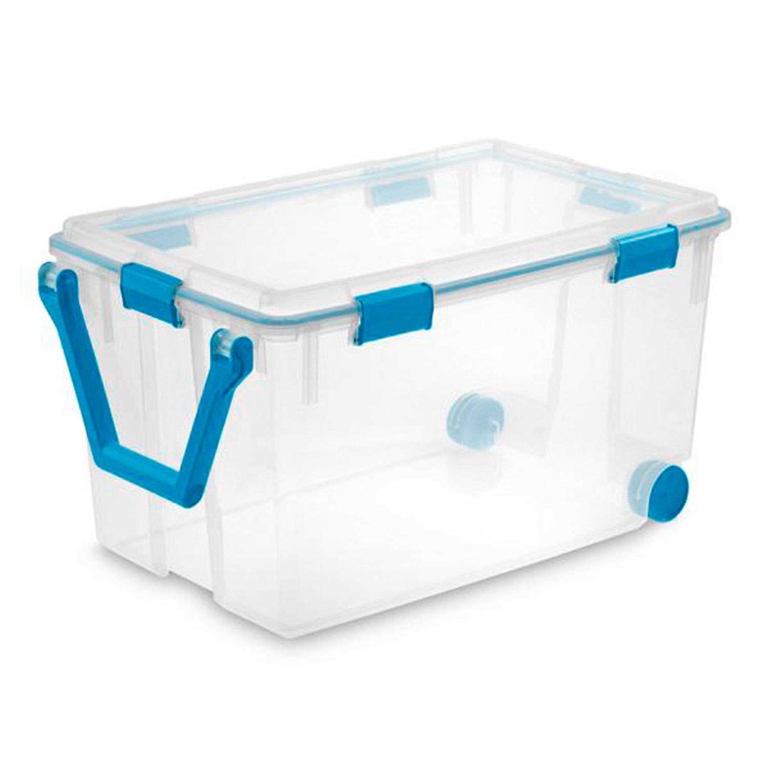 Sterilite Clear Plastic Storage Bin - Image 5