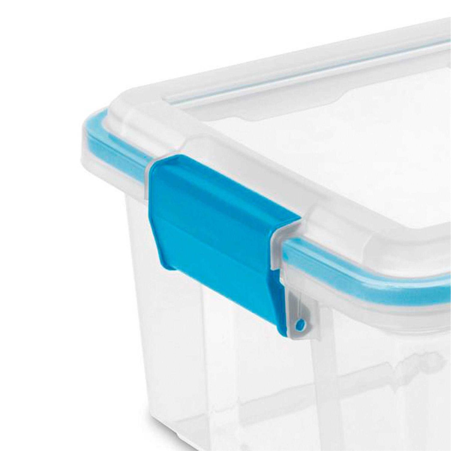 Sterilite Clear Plastic Storage Bin - Image 3