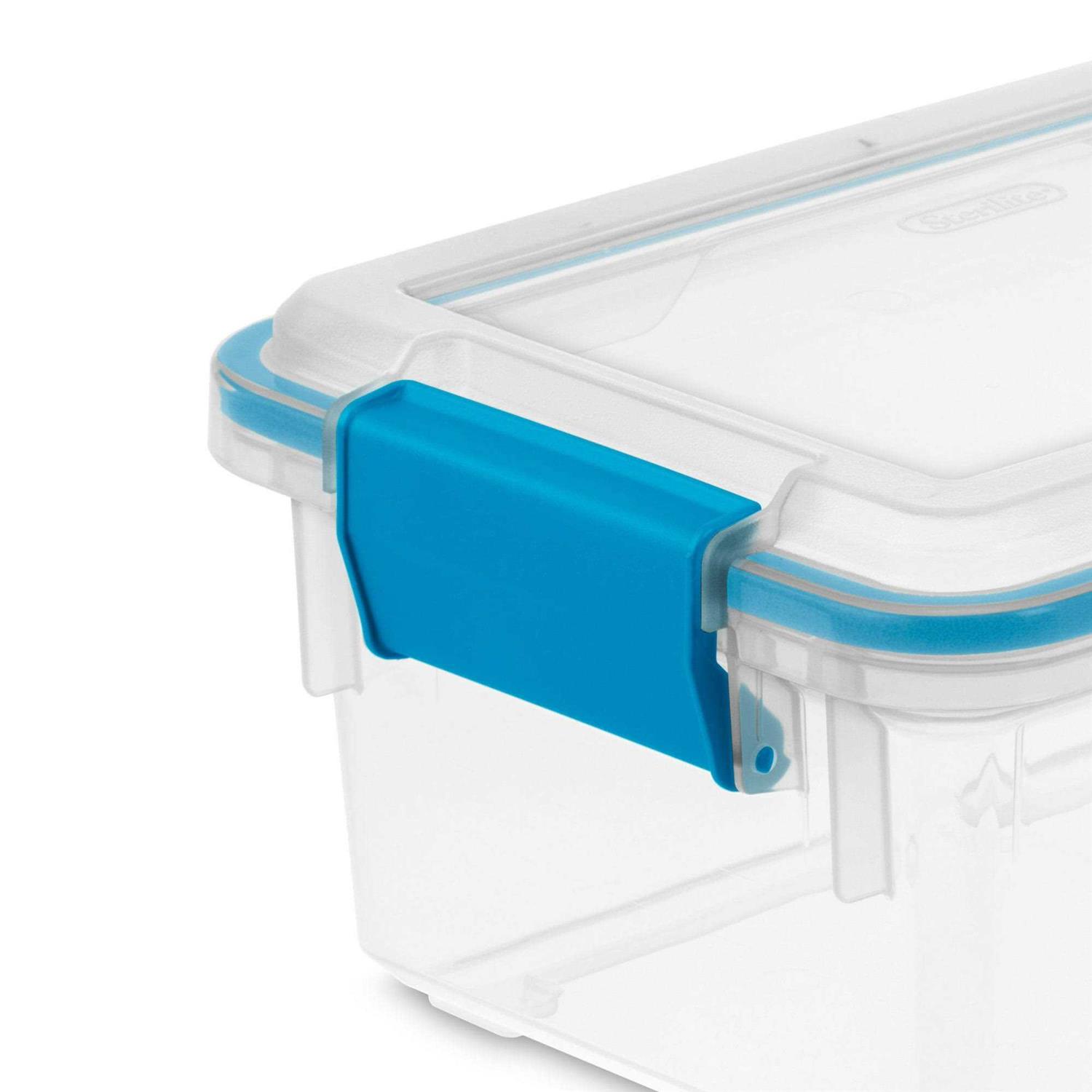 Sterilite Clear Plastic Storage Bin - Image 4