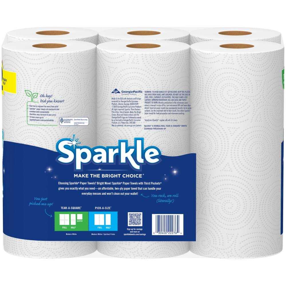 Sparkle Tear-A-Square Paper Towels - Image 3