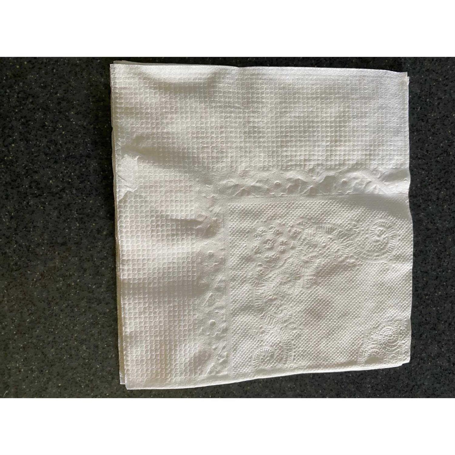 Comfy Package White Beverage Napkins 1-Ply Bulk Cocktail Napkins - Image 3