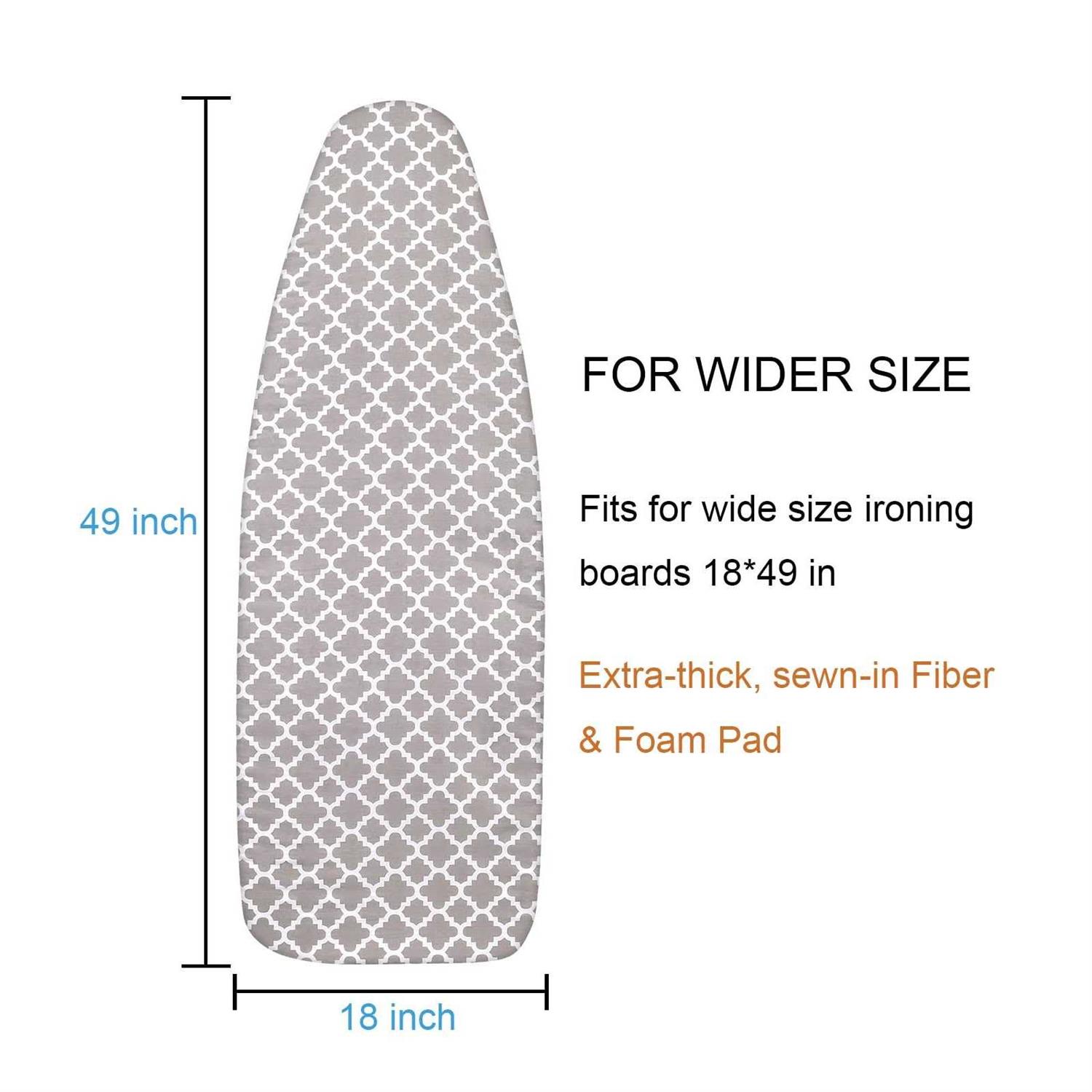 Dalykate Ironing Board Cover and Pad Edge and Scorch and Stain Resistant Thick Padding Ironing Board Covers 4 - Image 4